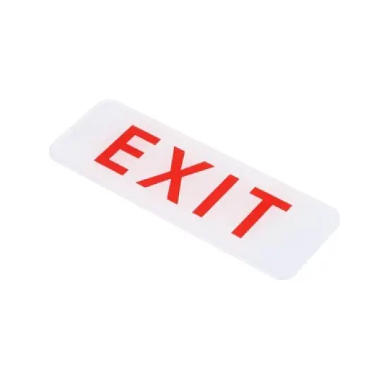 Unique Bargains Acrylic Self-Adhesive Waterproof Home Business Self Adhesive Exit Sign image {2}