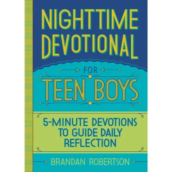 Nighttime Devotional for Teen Boys - by  Brandan Robertson (Paperback) image {1}