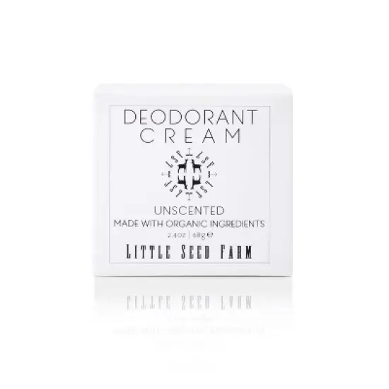 Little Seed Farm All-Natural Deodorant Cream (2.4 oz) | Aluminum-Free, Unscented Deodorant for Women & Men image {2}