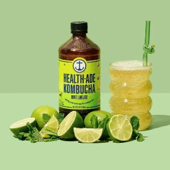 Health-Ade Mint Limeade Kombucha - 16 fl oz image {3}