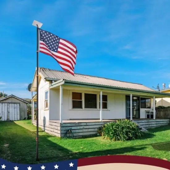 Yescom 20 Ft Aluminum Telescoping Flag Pole image {8}