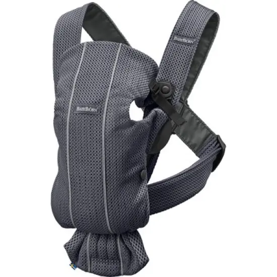 BabyBjorn Baby Carrier Mini Mesh - Anthracite Black image {9}