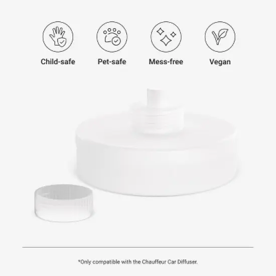 Hotel Collection Chauffeur Smart Car Diffuser Oil - Dream On - Premium Car Air Freshener Cartridge - White Tea, Sweet Vanilla & Earthy Cedar image {1}