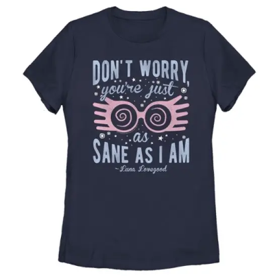 Women's Harry Potter Just As Sane As Luna Lovegood T-Shirt image {4}