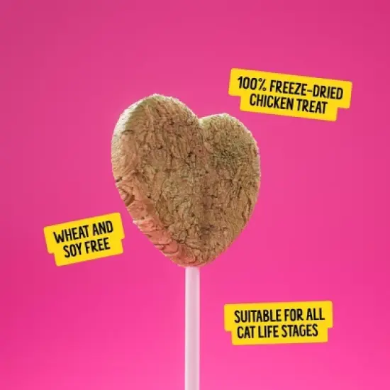 Bonkers Purrpops Catnip Flavor Cat Freeze-Dried Treats - 0.2oz/4ct image {1}