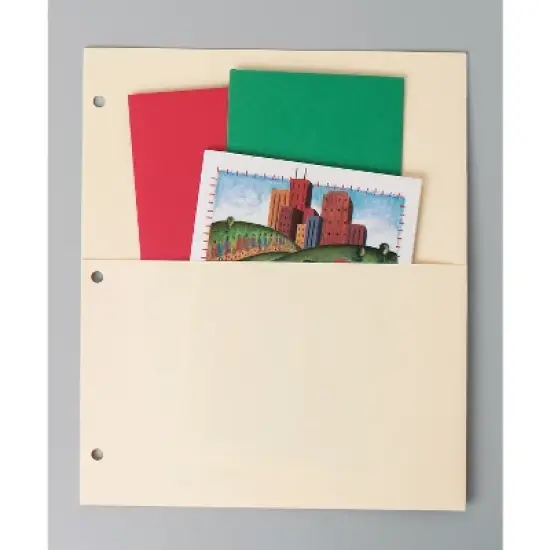 Avery Double Pocket Dividers Untabbed Beige 5/Pack (03075) 462804 image {4}