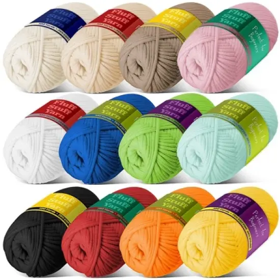 Hearth & Harbor Soft Yarn - Crochet & Knitting Amigurumi  Yarn, Cotton-Nylon Blend Worsted Weight Yarn 4 image {7}