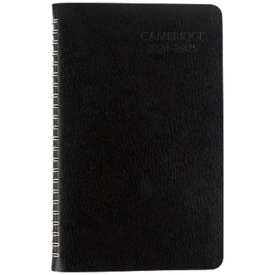 Cambridge Hometown 2024-25 Weekly/Monthly Planner 8.375"x9.375" Black: Twin-Wire Binding, Acid-Free Paper, Adult Agenda image {7}