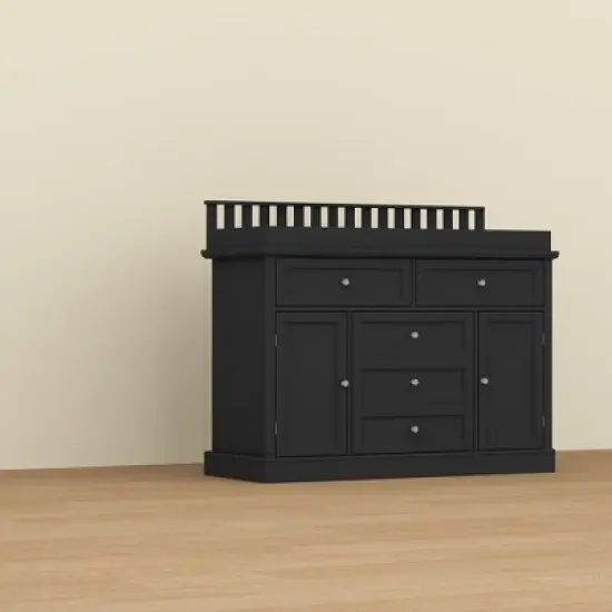 Famapy Baby Changing Table Chest of Drawers Edge Protection Top Upholstery image {6}