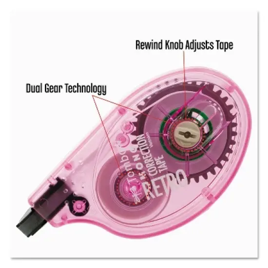 Tombow MONO Original Correction Tape Asst RetroColor Applicators 1/6" x 394" 6/Box 68670 image {3}