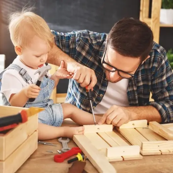 Toy Time Kids' Pretend Play Toolbox Set With Toy Hardware Accessories, for Ages 3 and Up - 12.5" x 8", 40 Pcs image {4}