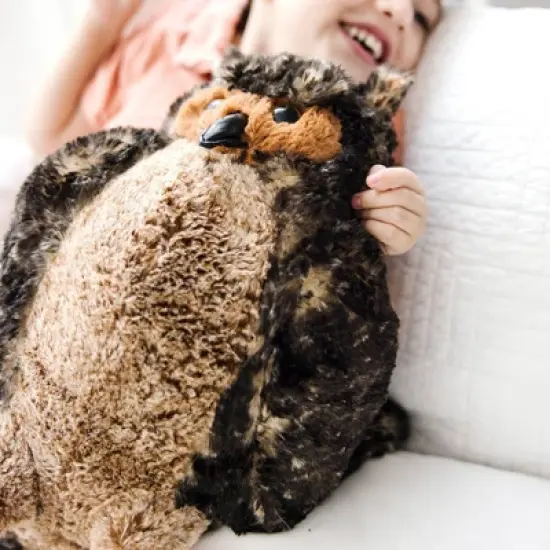 Melissa & Doug Giant Owl - Lifelike Stuffed Animal (17 inches tall) image {6}