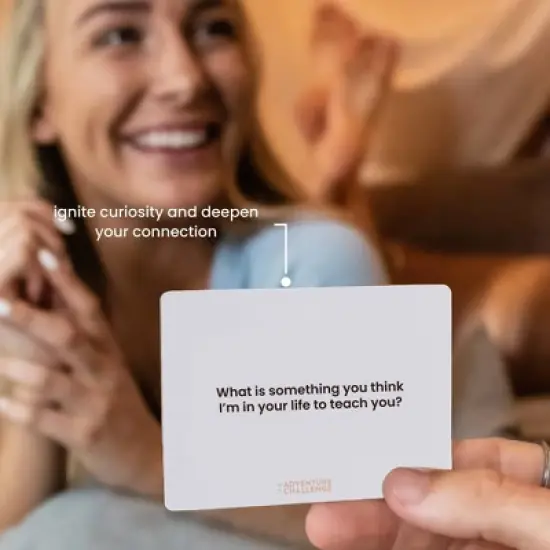 The Adventure Challenge Couples Connection Cards Board Game: Social Skills, Creative Thinking, Emotional Development image {1}