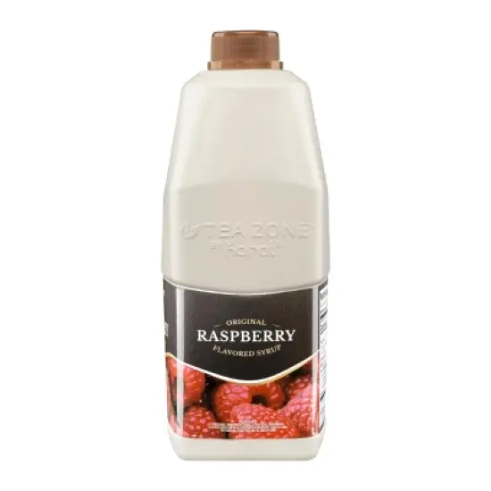 Tea Zone Raspberry Fruit Syrup 64 Oz. image {1}