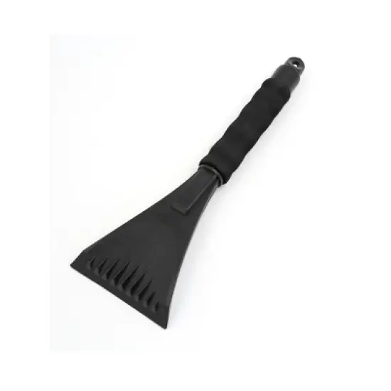 Unique Bargains Foam Coated Handle Car Windshield Ice Shovel Snow Scraper Black 12.2" Length 1 Pc image {3}