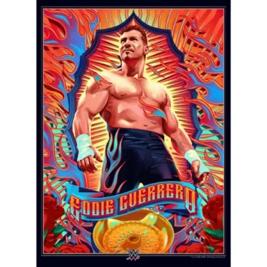 Women's WWE Eddie Guerrero Poster T-Shirt image {1}