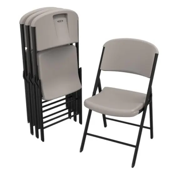 Lifetime Commercial Grade Folding Chair, 4-Pack, Assorted Colors image {1}