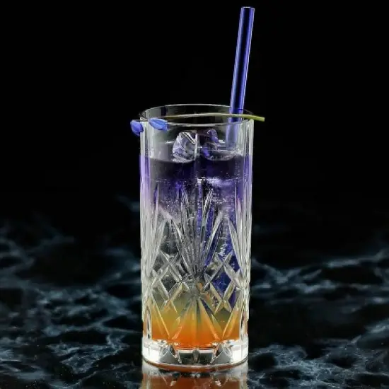 Lorren Home Trends Crystal Highball Glass set of 6 image {2}