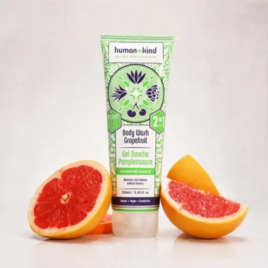 Human+Kind Body Wash - Hydrating Body Wash - Grapefruit - 8.45 oz image {2}