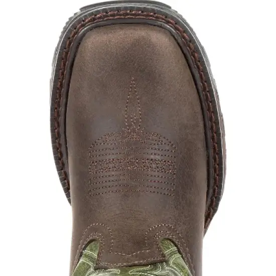 Lil' Durango Maverick XP Western Work Boot, DBT0215C, Green image {5}