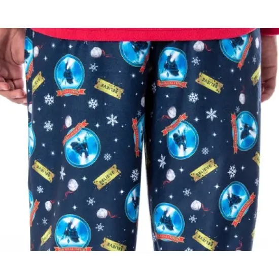 The Polar Express Train Big Kids Raglan Pajama Set image {2}