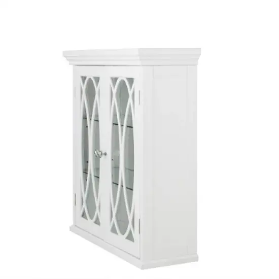 Florence Two Door Removable Wall Cabinet White - Teamson Home image {4}