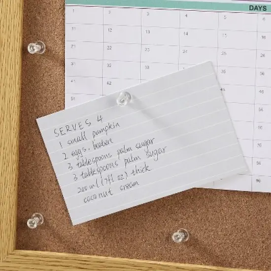 Staples Push Pins Clear 100/Pack 10540-CC image {3}