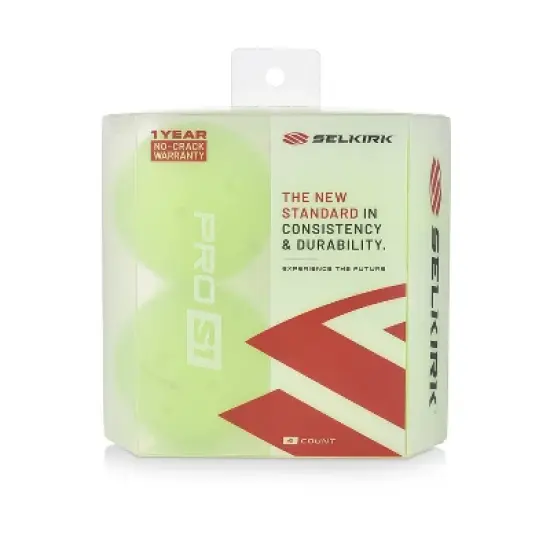 Selkirk Sport Pro S1 Pickleballs 4pc - Neon Green image {1}