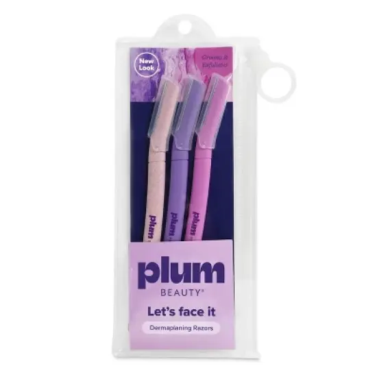 Plum Beauty Dermaplaning Facial Razors - 3pk image {8}