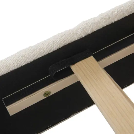 Christopher Knight Home Ella Boucle Upholstered Platform Bed with Headboard, Beige, King image {8}