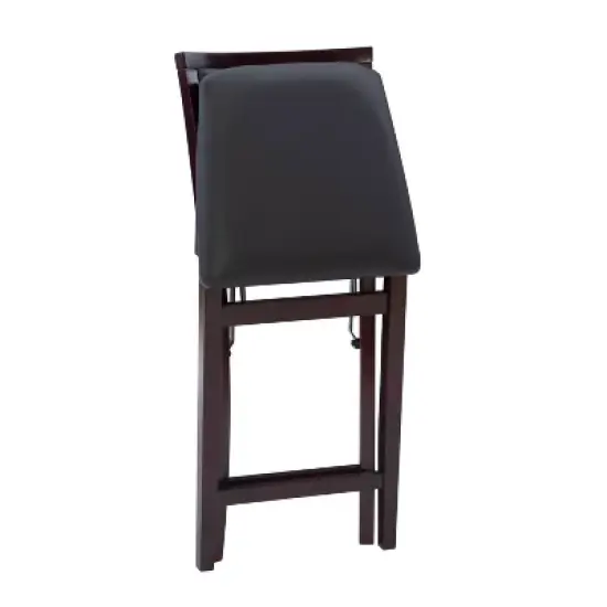 25" Torrin Folding Counter Height Barstool Espresso - Linon image {6}