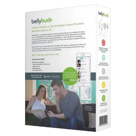 Bellybuds Deluxe Baby-Bump Sound System image {1}