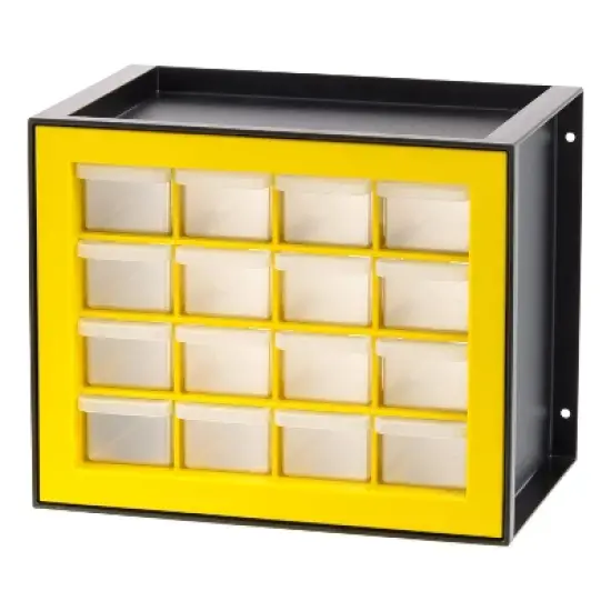IRIS Drawer Parts Cabinet Black/Yellow image {11}