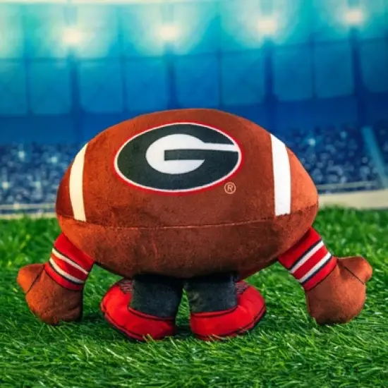 Bleacher Creatures Georgia Bulldogs 8" Kuricha Football Sitting Plush image {1}