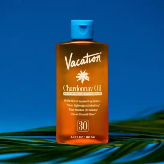 Vacation Chardonnay Oil Sunscreen - SPF 30 - 3.4 fl oz image {1}