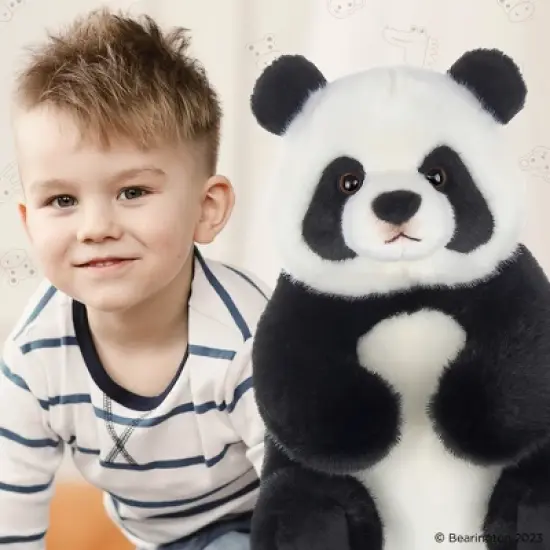 Bearington Tux Plush Panda Bear Stuffed Animal, 11 Inch image {3}