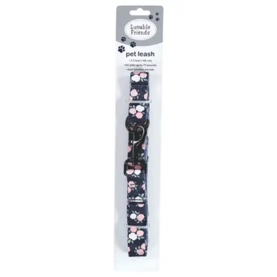 Luvable Friends Unisex Pet Leash, Floral, One Size image {1}