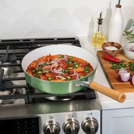 Nordic Ware Cardamom&trade; Ceramic Nonstick 12 Inch Skillet image {3}