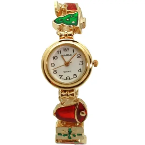 Olivia Pratt Delicate Christmas Themed Women Bracelet Watch image {4}