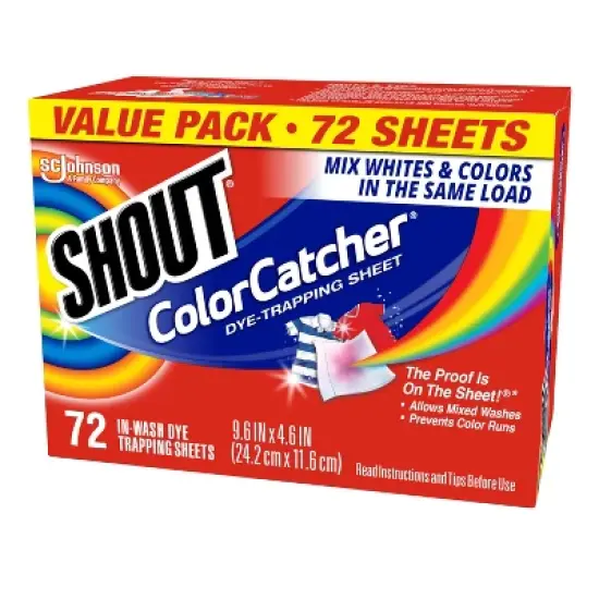 Shout Color Catcher Dye Trapping Sheets - 72ct image {5}