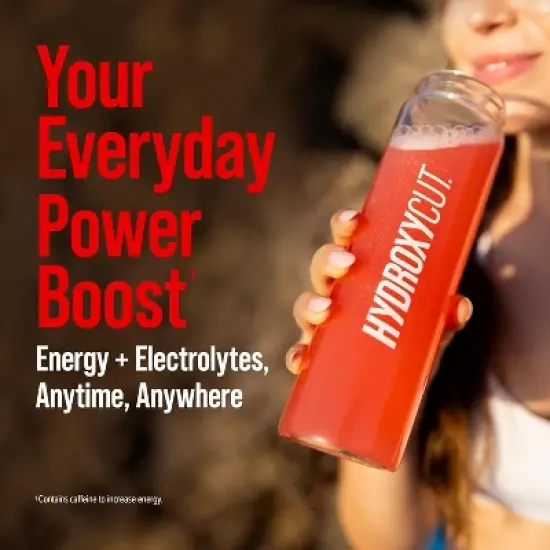 Hydroxycut Drink Mix, Wildberry Blast, 21 Travel-Size Packets, Zero Calories, Zero Sugar, Boost Metabolism, Burn Calories, Increase Energy image {5}