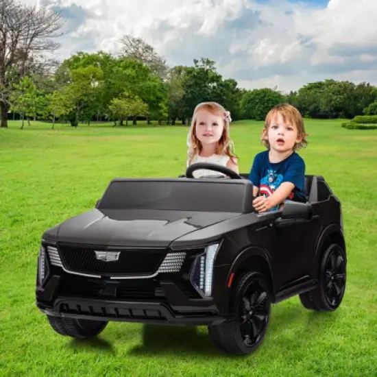 24V Kids Ride on Car Licensed Cadillac 2 Seater Ride on Truck Toy Battery Powered Electric Car for Toddlers image {6}