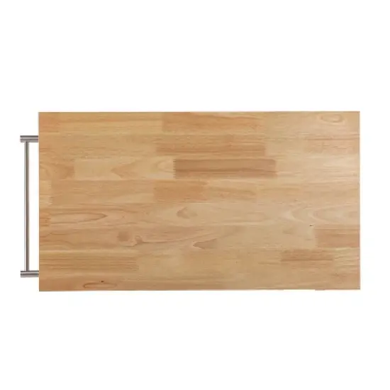 Lostry Kitchen Island with Storage Gray/Natural - Aiden Lane image {7}