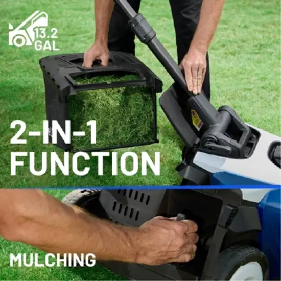 Litheli 18" 20V EASYSURGE Battery Walk-Behind Self-Propelled Lawn Mower image {9}