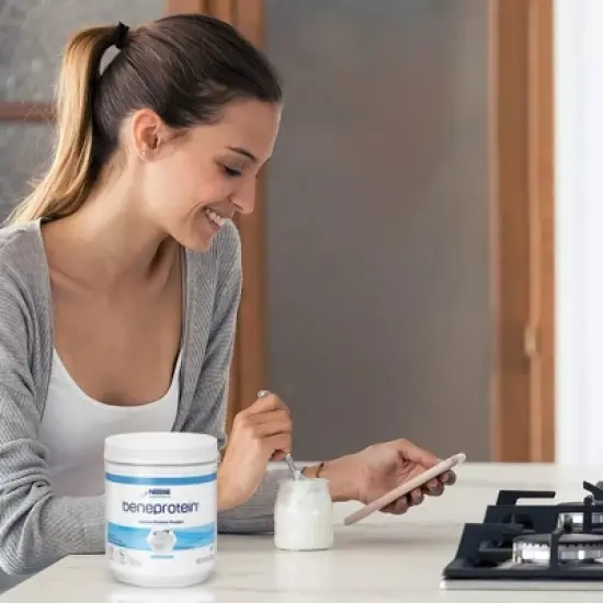 Nestle Beneprotein Instant Protein Powder, Unflavored, 8 oz, 1 Count image {3}