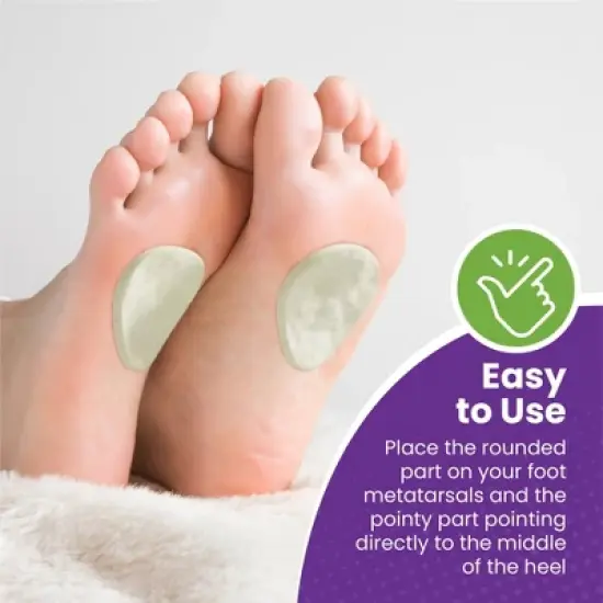 Mars Wellness Metatarsal Felt Foot Pad 6 Pairs image {5}