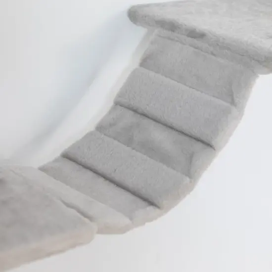 Multipet Wall-mounted Cat Tree with 2 Cat Condos House, 3 Cat Wall Shelves, 2 Ladder, 1 Cat Perch, Sisal Cat Scratching Posts and Pad image {3}