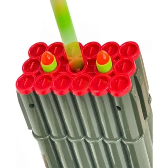 Big Daddy Military Missile Transport Army Truck Defence System 18 Long Range Missile Jungle Camouflage Toy Truck image {4}