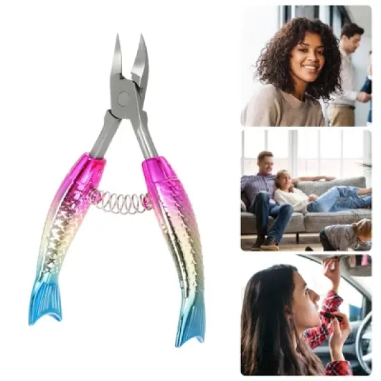 Unique Bargains Adult Toenail Clippers for Thick Nails Stainless Steel Nail Clippers Nail Clippers image {1}