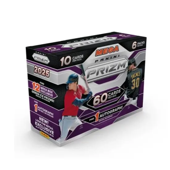 2025 Panini Prizm Baseball Trading Card Mega Box image {1}